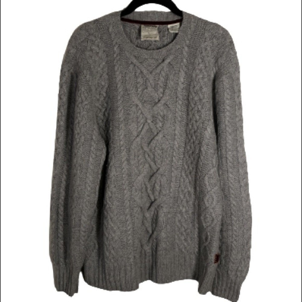 Timberland Wool Cashmere Cable Knit Sweater Large